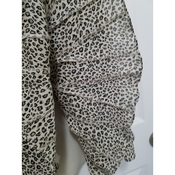 NWT Charter Club Brown Tan Leopard prints 100% silk Women's Skirt Size 10P - Picture 2 of 10
